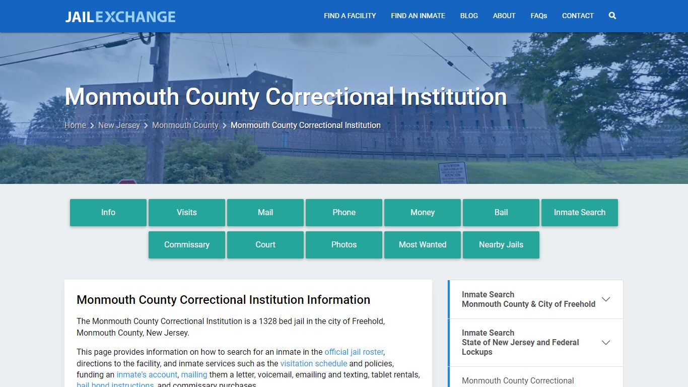 Monmouth County Correctional Institution - Jail Exchange